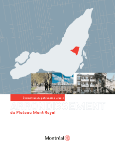 Évaluation du patrimoine urbain du Plateau-Mont