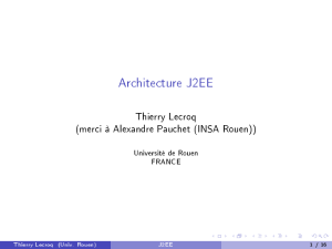 Architecture J2EE
