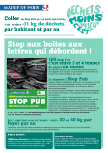 Stop Pub - Mairie de Paris