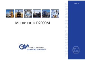 multiplexeur d2000m - GM International srl