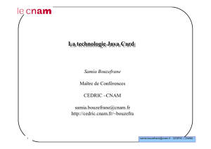 Java Card - Cedric/CNAM