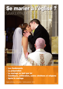 Questions mariage 2014 dossier