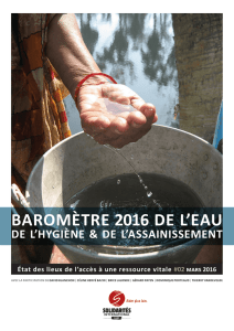 baromètre 2016 de l`eau - Solidarités International