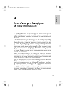 Symptômes psychologiques et comportementaux - iPubli