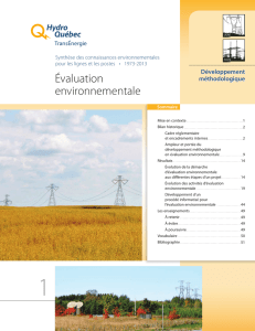 évaluation environnementale - Hydro