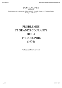 Problèmes et Grands Courants de la Philosophie