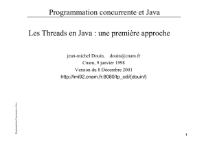 Programmation concurrente et Java