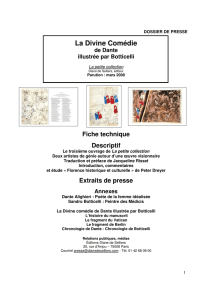 La Divine Comédie - Éditions Diane de Selliers
