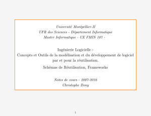 Réutilisation et Frameworks