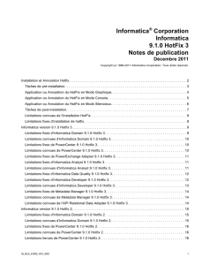Informatica 9.1.0 HotFix 3 Release Notes