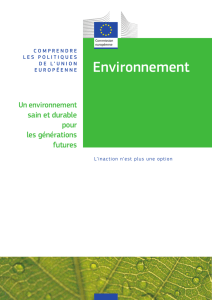 Environnement - Mouvement Européen – France