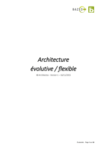 Architecture évolutive / flexible