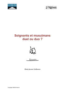 Soignants et musulmans PDF