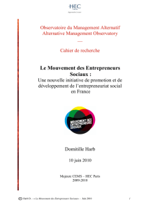 Le Mouvement des Entrepreneurs Sociaux