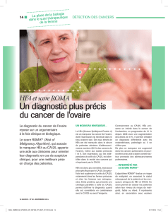 HE4 et score ROMA - Roche Diagnostics France