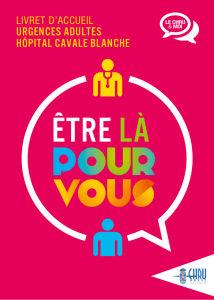 Télécharger le livret d`accueil des Urgences adultes