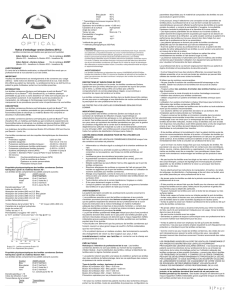 1 | Page - Alden Optical