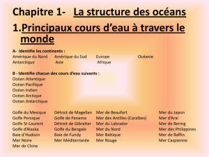 Chapitre 1-La structure des océans