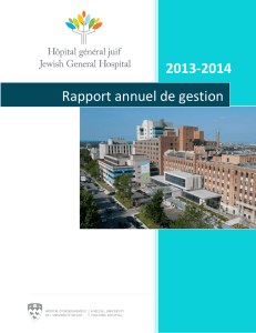 Rapport annuel de gestion