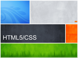HTML5/CSS - Formation Web Bordeaux