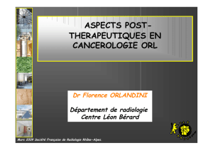 aspects post- therapeutiques en cancerologie orl