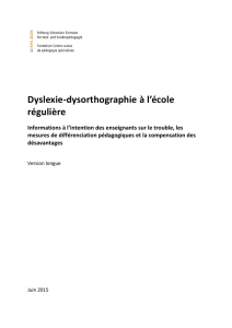 Dyslexie et dysorthographie version longue