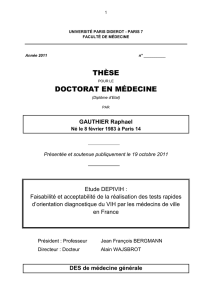 thèse doctorat en médecine - Accueil DMG PARIS