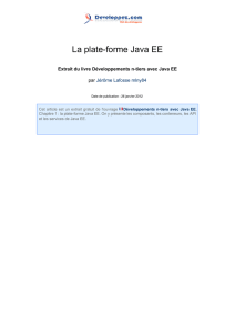 La plate-forme Java EE
