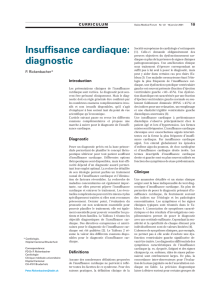 Insuffisance cardiaque: diagnostic