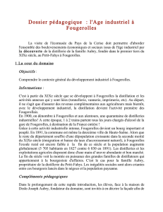 Dossier pédagogique : l`Age industriel à Fougerolles