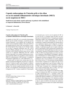 Vidéo-capsule endoscopique de l`intestin grêle et du côlon