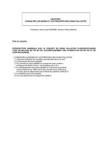 Connaitre les bases et les principes des soins paliatifs