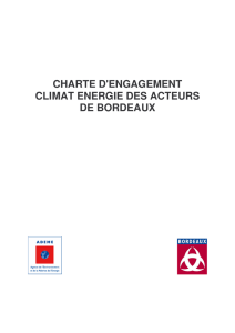 Charte d`engagement climat énergie