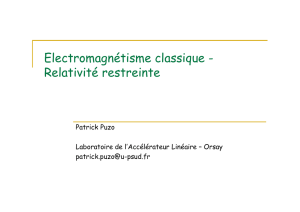 Electromagnétisme classique