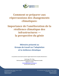 Comment se préparer aux répercussions des changements