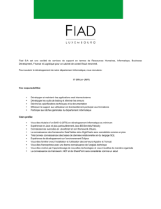 Fiad S.A est une société de services de support en termes de