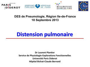 Distension ( PDF - 1.2 Mo) - Accueil - DES de Pneumologie