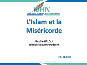 L`Islam et la Miséricorde