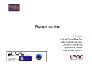 Physique quantique - Laboratoire Kastler Brossel