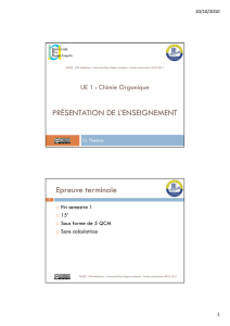 PRÉSENTATION DE L`ENSEIGNEMENT