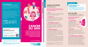 Cancer du sein - Fondation ARC