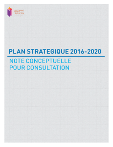 plan strategique 2016-2020 - Global Partnership for Education