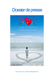 Dossier de Presse LCCM - Ligue contre la cardiomyopathie