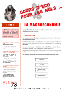 Cours d`économie fiche 1