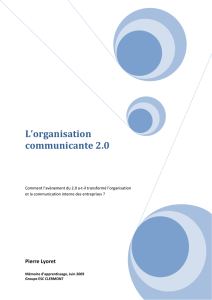 L`organisation Communicante 2.0