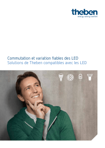 Commutation et variation fiables des LED