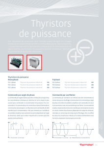 Thyristors de puissance