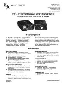 MP1(FR) - Sound Devices