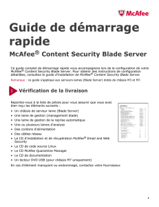 Content Security Blade Server, version 5.x, Guide de