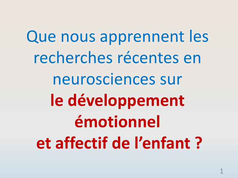 Gueguen C Neurosciences Enfant Apprentissage